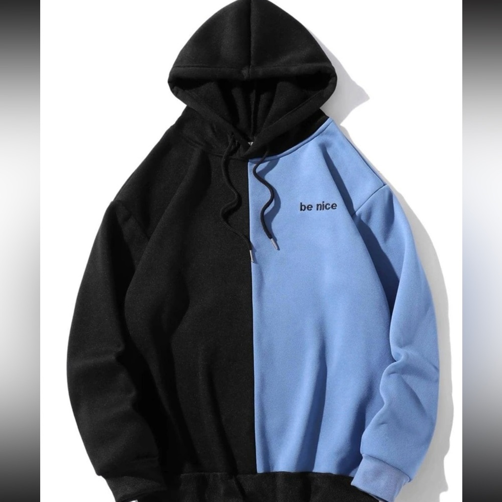 NEVER WORN WITH TAGS COLORBLOCK HOODIE